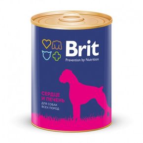 Brit Premium BY NATURE HEART&LIVER Сердце и печень, 850г