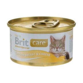 Brit Care Chicken Breast&Cheese Куриная грудка и сыр, 80г банка
