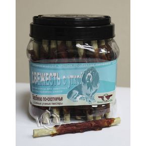 Green Qzin СВЕЖЕСТЬ 2 (Сушеные утиные твистеры) 750гр