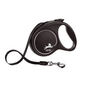 Рулетка Flexi Black Design M лента до 25кг/5 м