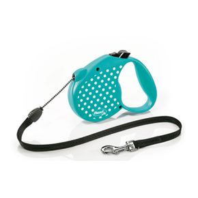 Рулетка Flexi Standart Dots S трос, до 12кг/5 м