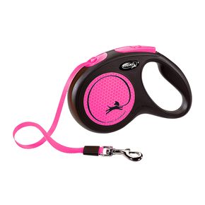 Рулетка Flexi New Classic Neon M лента, до 25кг/ 5м