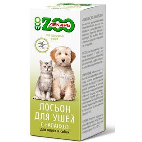 Лосьон для ушей ЭКО ZOOЛЕКАРЬ для кошек и собак,30 мл