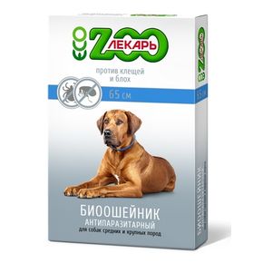 БИОошейник ЭКО ZOOЛЕКАРЬ для собак, 65 см