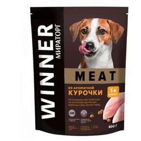 Winner Meat Корм сухой из ароматной курочки для взрослых собак мелких пород