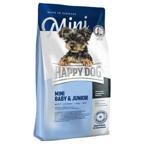 Happy Dog Mini Baby&Junior - Хэппи Дог Мини Бэби Юниор - для щенков собак мелких пород с 4 недель до 12 месяцев с птицей
