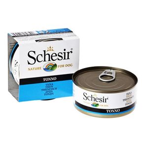 Schesir Tuna, 150 гр для взрослых собак Тунец (желе)