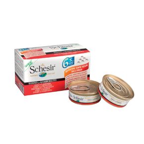 Schesir Tuna with Shrimps 6*50 гр (мультиупаковка) Тунец с Креветками