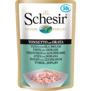 Schesir Паучи Tune with Sea Bream 50 гр Тунец с Дорадо