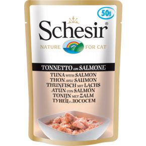 Schesir Паучи Tuna with Salmon 50 гр