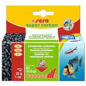 Наполнитель для фильтра Sera активированный уголь 
