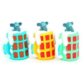 Lilli Pet Игрушка МЫШКА В КРУЖКЕ С ПИЩАЛКОЙ для собак, 14см