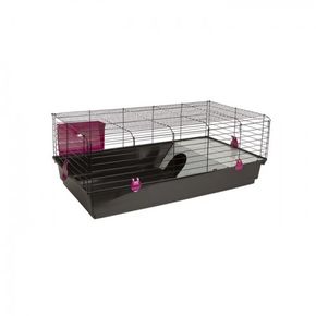 VOLTREGA КЛЕТКА для КРОЛИКА 536 цвет черный - складная 120x59x40 см