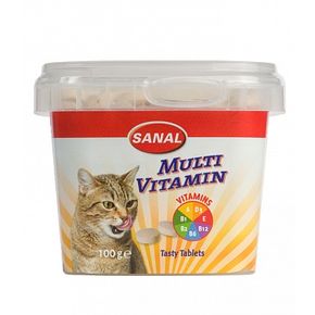 Sanal MultiVitamin - Мультивитамин,100 гр - лакомство для кошек с витаминами группы В