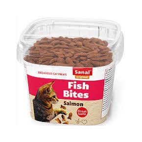 Sanal Fish Bits - Санал для котов подушечки рыбные 75 г