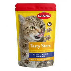 SANAL Tasty Stars Poultry SC3882 - Санал вкусные звёздочки птица 40г
