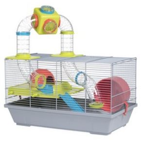 КЛЕТКА VOLTREGA для мышей серая 28.00 x 50.50 x 32.00 см.001167G