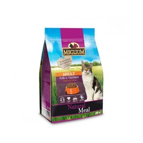 MEGLIUM CAT Adult Chicken & Turkey- Меглиум для привередливых кошек с курицей и индейкой