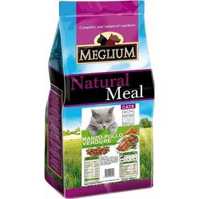 MEGLIUM CAT Adult Chicken Beef and Vegetables - Меглиум с говядиной, курицей и овощами для взрослых кошек
