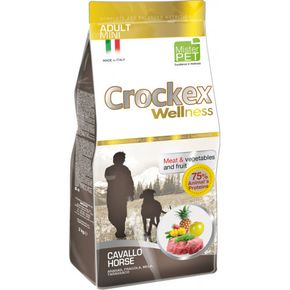 CROCKEX WELLNESS MEDIUM-MAXI DOG Adult Horse & Rice - Крокекс Веллнесс Хорс энд Райс - с кониной и рисом для собак средних и крупных пород