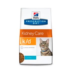 Hill's Prescription Diet k/d Kidney Care Tuna сухой корм для кошек с ТУНЦОМ при заболеваниях почек, сердца