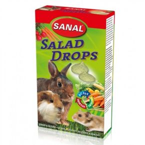 Sanal Salad Drops - Санал для грызунов салатные дропсы 45г