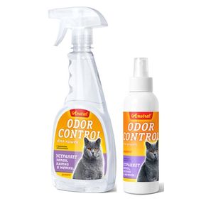 Средство Amstrel Odor control устраняет запах, пятна и метки кошек 200 мл,без аромата