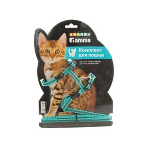 Triol Gamma Комплект шлейка и поводок для кошек из капрона