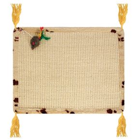 Triol NT818 Коврик-когтеточка из сизаля с мышкой, 455*380мм