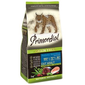 Primordial Holistic Grain Free Adult Salmon & Tuna - Примордиал Сальмон Туна - для взрослых кошек с лососем и тунцом