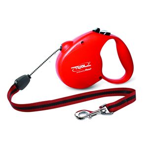 Поводок-рулетка для собак Triol Flexi FDL004 Standard Red M 5м до 20кг, трос