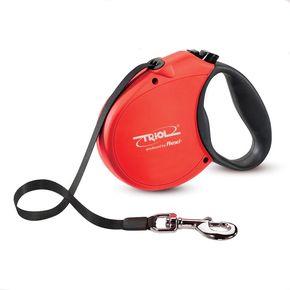 Поводок-рулетка для собак Triol Flexi FDL012 Standard Soft Red L 5м до 50кг, трос
