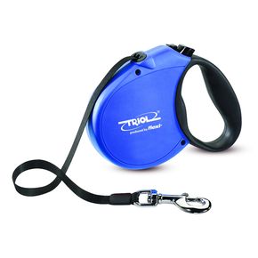 Поводок-рулетка для собак Triol Flexi FDL017 Standard Soft Blue L 5м до 50кг, лента