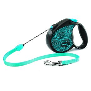 Поводок-рулетка для собак Triol Flexi FDL029 Colour Blue M 5м до 20кг, трос