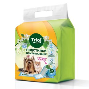 Triol Пеленки (подстилки) впитывающие одноразовые, с ароматом жасмина