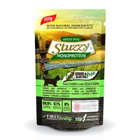 Stuzzy (Стуззи) Monoprotein Паучи для собак. Индейка с цуккини. 150 гр