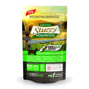 Stuzzy (Стуззи) Monoprotein Паучи для собак. Свежая телятина со свеклой. 150 гр