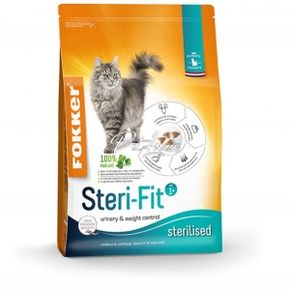 Fokker Steri-Fit - Для кошек склонных к ожирению или стерилизованных (кастрированных) кошек и котов