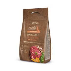 Fitmin Dog Purity Mini Adult Beef беззерновой корм для взрослых собак мелких пород