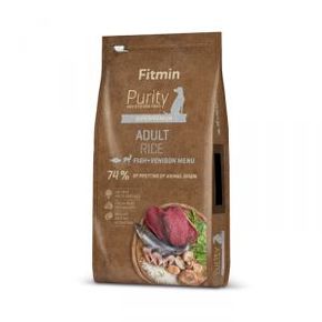 Fitmin Dog Purity Adult Rice, Fish & Venison для взрослых собак с рисом, рыбой и олениной