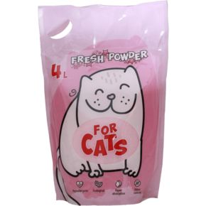 FOR CATS Fresh Powder, силикагелевый наполнитель Звездная пыль
