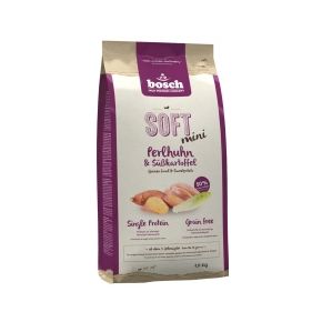 Bosch Soft+ MINI Guinea Fowl & Sweet Potato (Бош Софт Плюс Мини) Полувлажный корм для мелких пород Цесарка с бататом