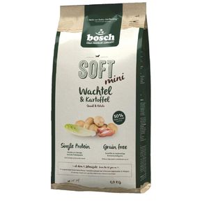 Bosch Soft+ Quail Potato MINI - Бош Софт Мини Перепелка с картофелем - для взрослых собак мелких пород