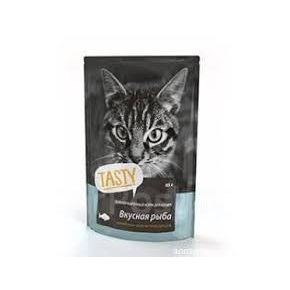 TASTY - корм консервированный для кошек с рыбой в желе 0,85 гр.
