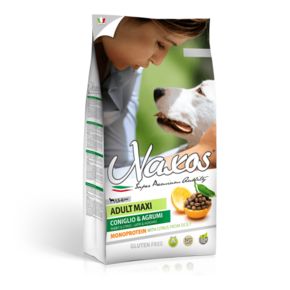 NAXOS Maxi adult rabbit and Сitrus - для собак крупных пород Кролик с Цитрусовыми