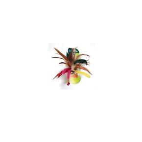 Goods for pets Игрушка Мяч с перьями, теннисный материал,