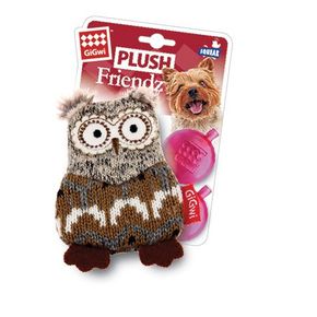 Игрушка GiGwi Cова с пищалкой