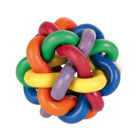 Игрушка из каучука TRIXIE Knot ball, разноцветная