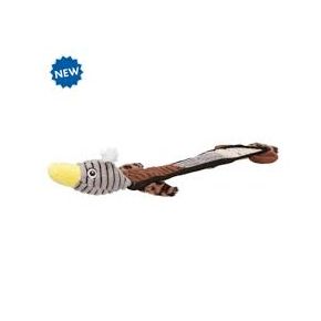 Игрушка TRIXIE Утка, со звуком, полиэстер/термопластичная резина