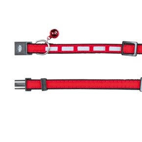 Ошейник TRIXIE светоотражающий с колокольчиком, бархат